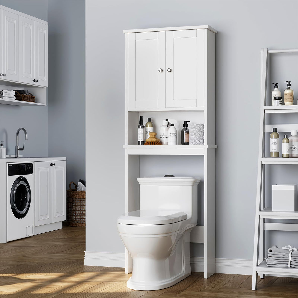 Over the Toilet Storage Cabinet, White O14686