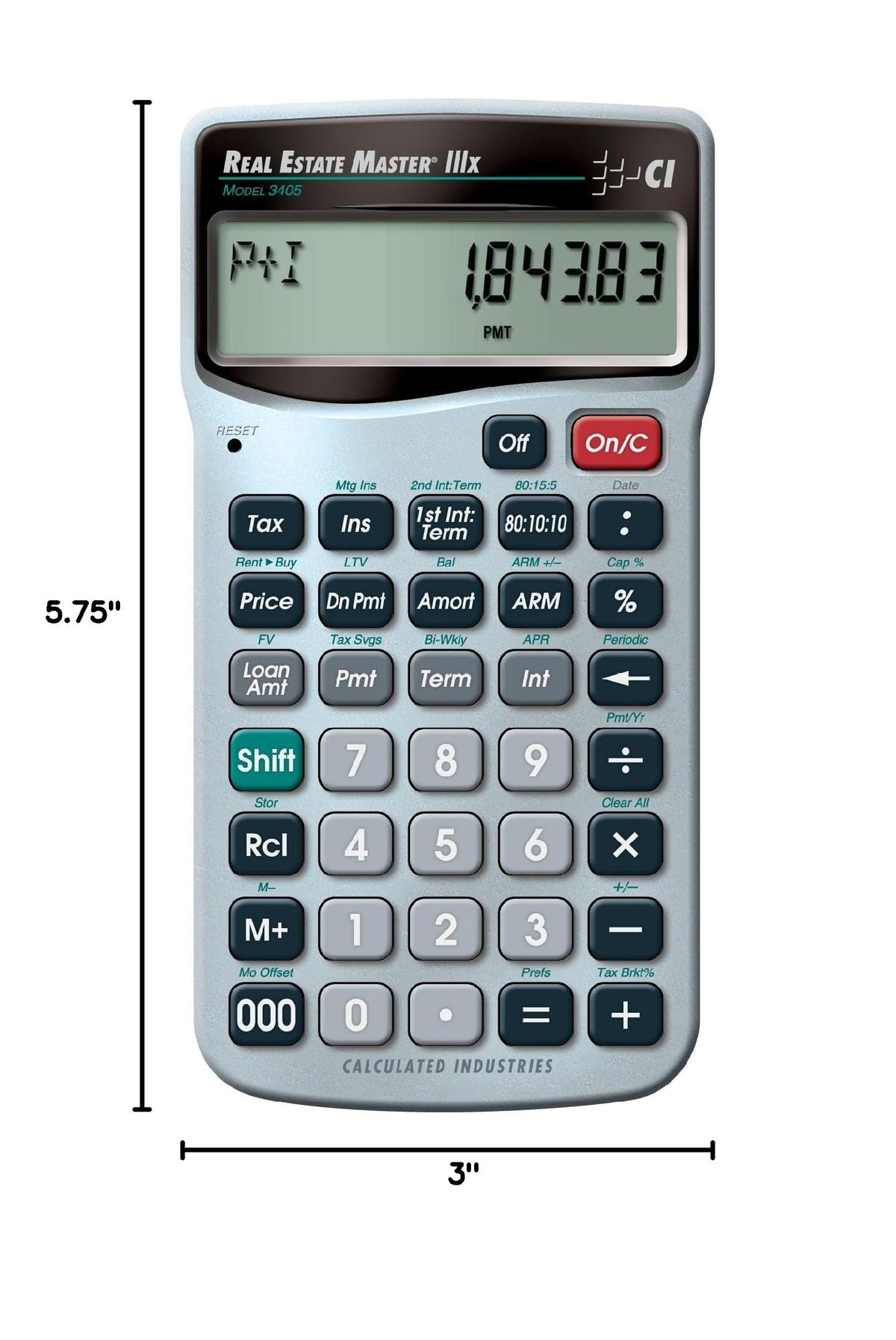Real Estate Finance Calculator D250191