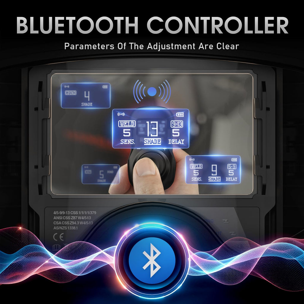 Bluetooth Flip-Up True Color Welding Helmet K585229
