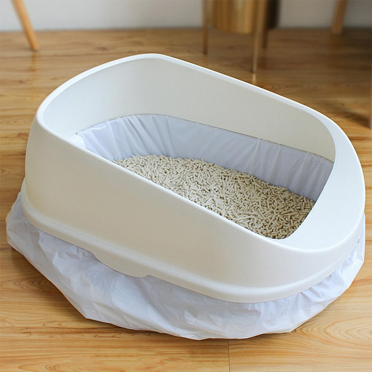 Disposable Drawstring Waterproof Cat Litter Bags S1875