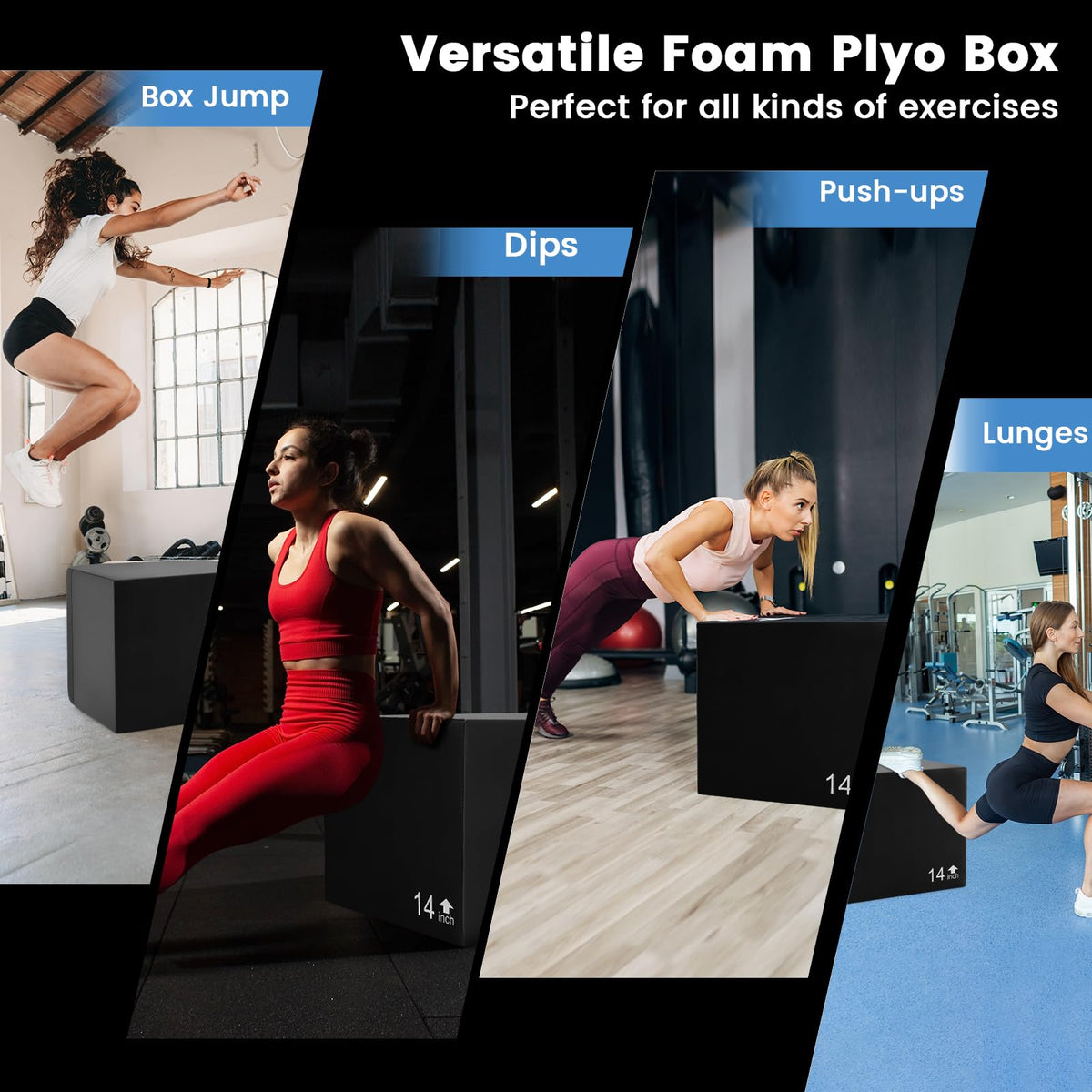 3 in 1 Foam Plyometric Jump Box X3326