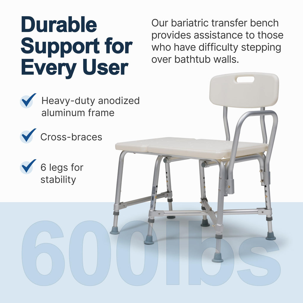 Heavy-Duty Bariatric Tub Transfer Bench R806