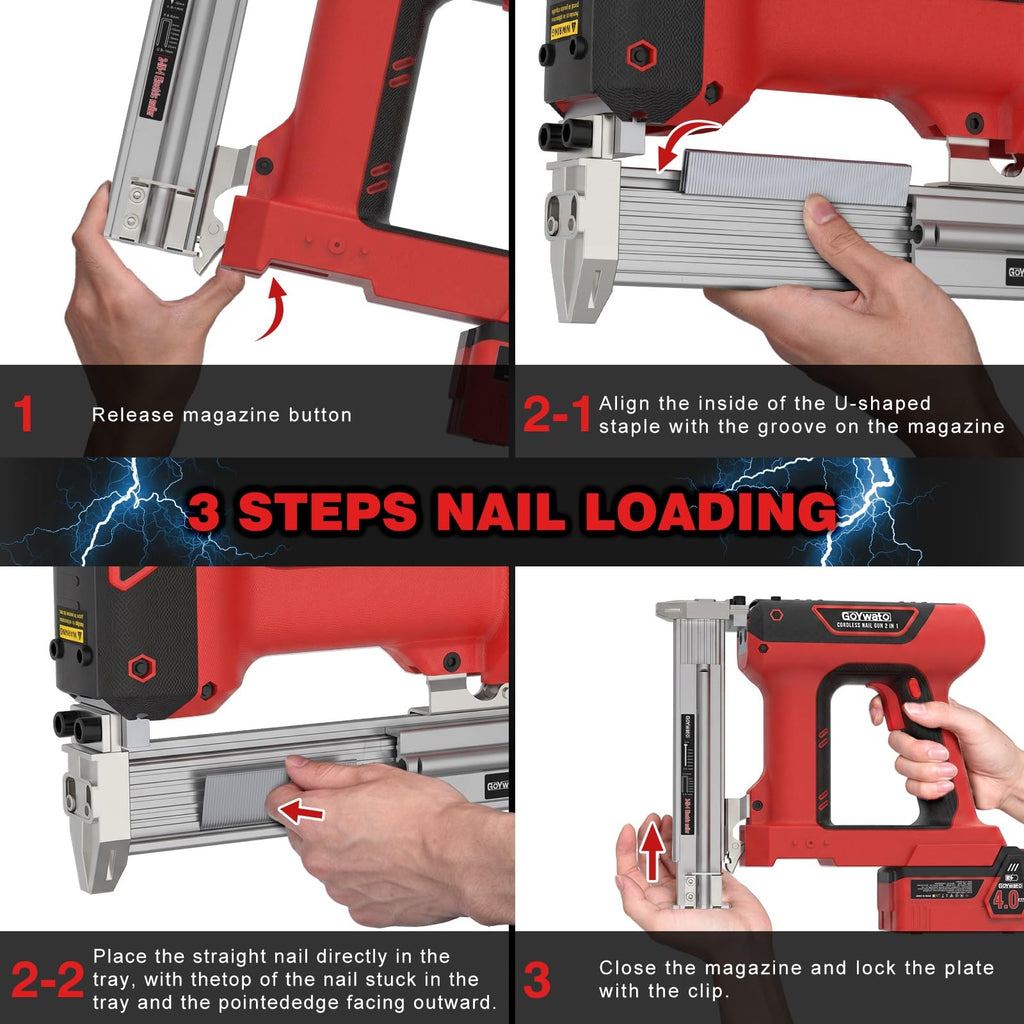 18GA Cordless Stapler Gun E90675