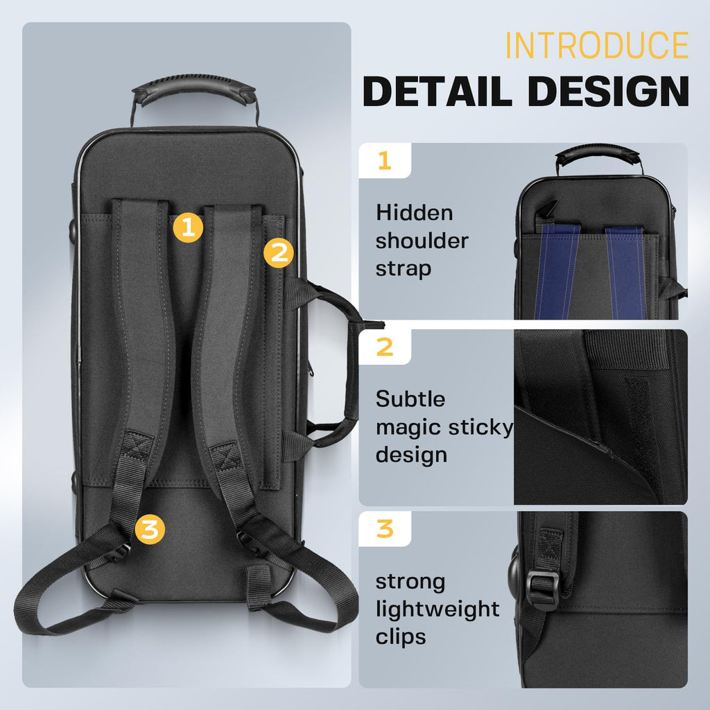 Trumpet Case with Backpack Straps U1980