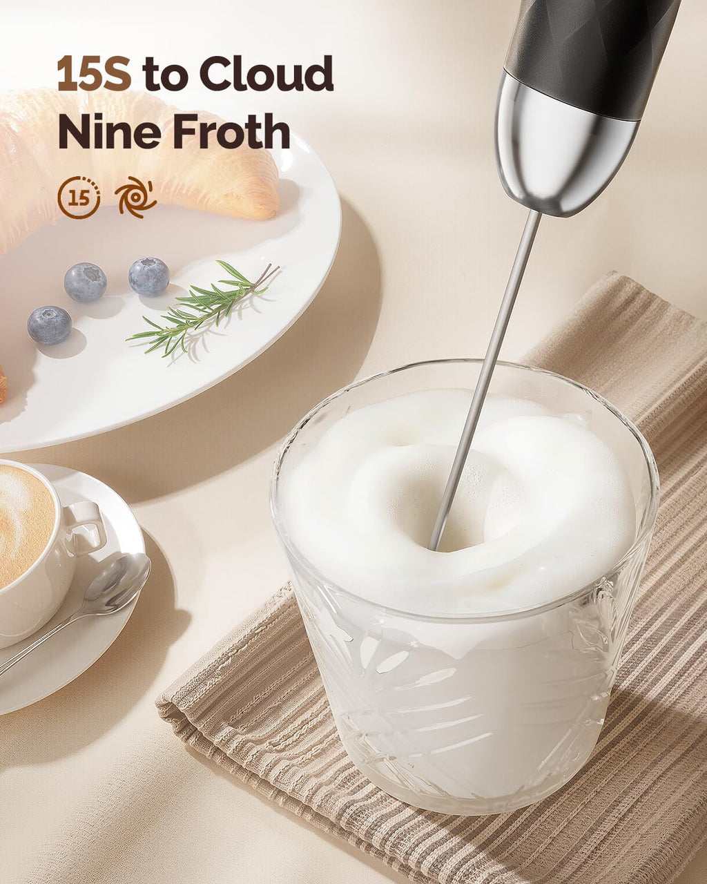 Rechargeable Milk Frother G1725
