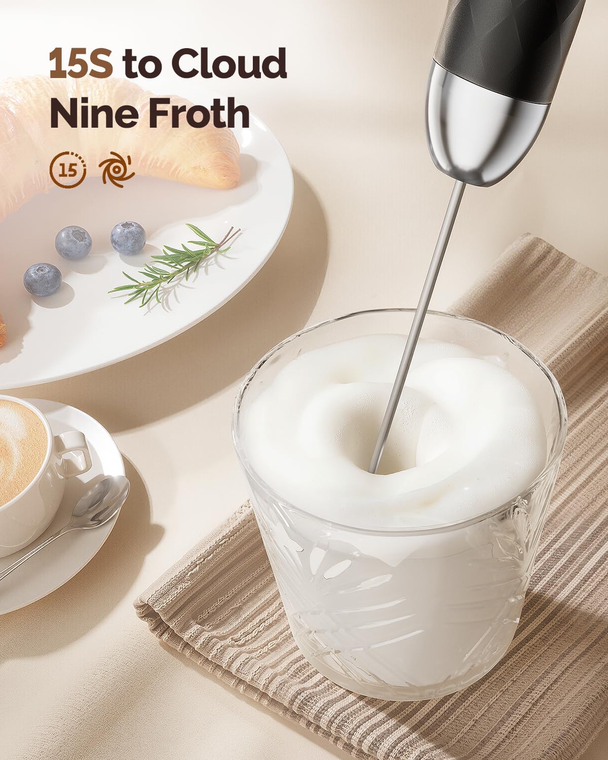 Rechargeable Milk Frother G1725