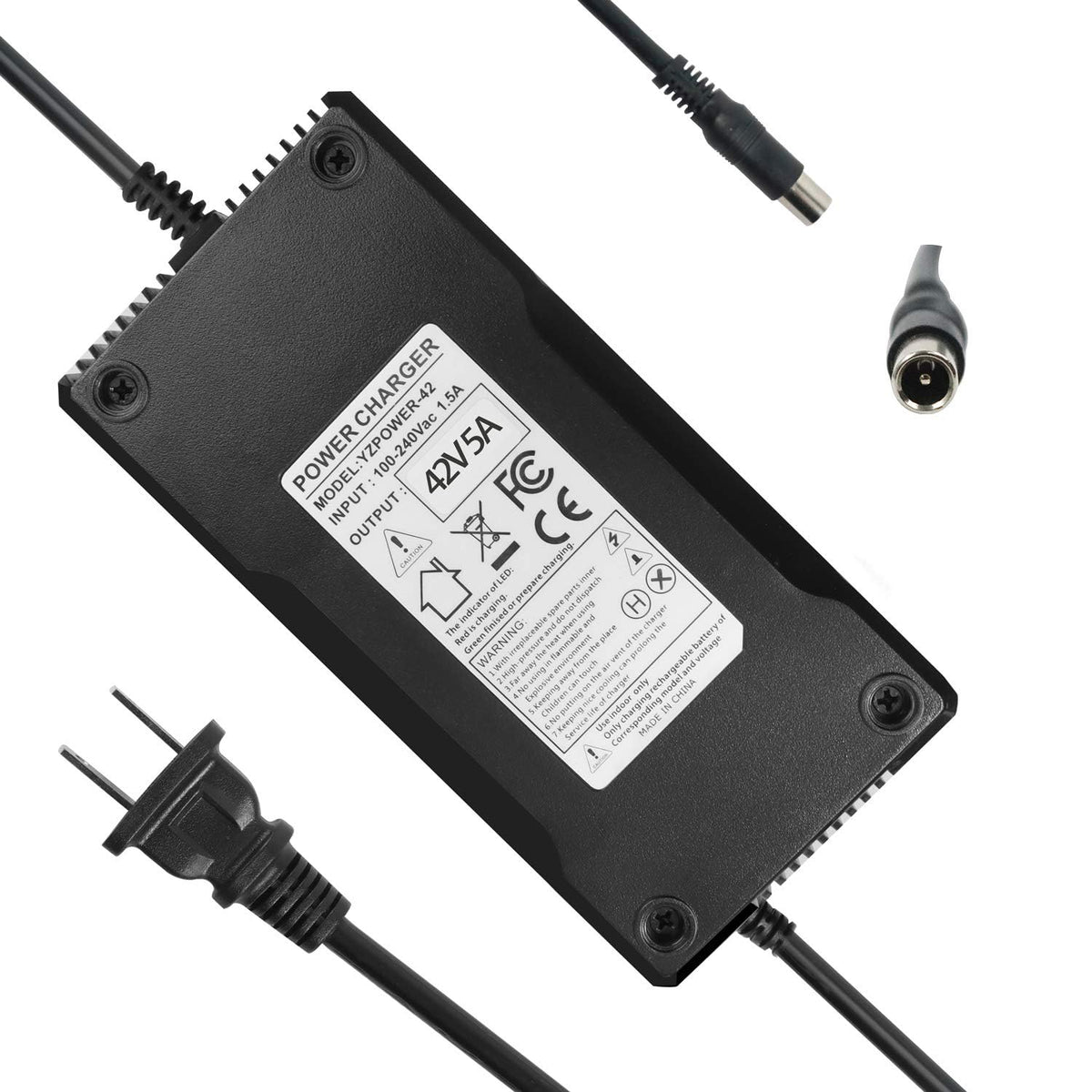 42V 5A Lithium Battery Charger 8mm Connector G588455