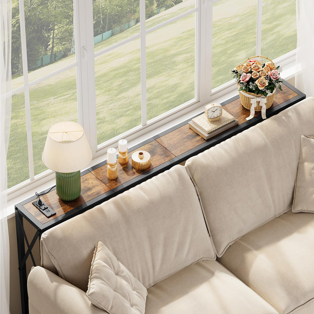 Narrow Console Table with Socket S2886