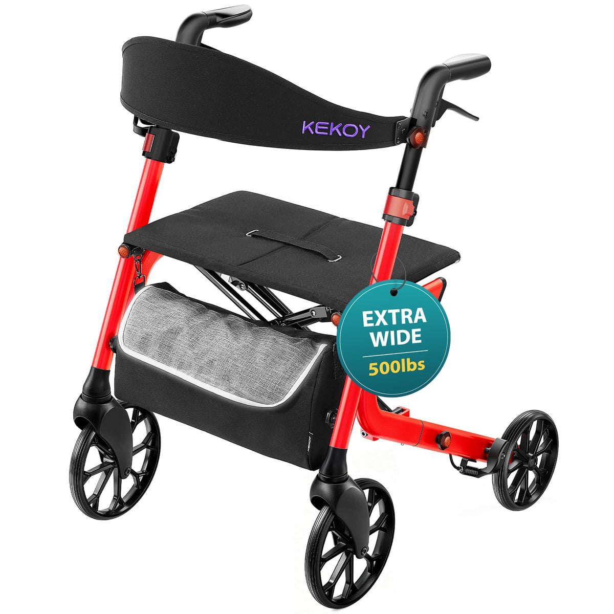 Bariatric Rollator Walker with Seat X611157
