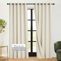 3-in-1 Blackout Room Divider Curtains O1633
