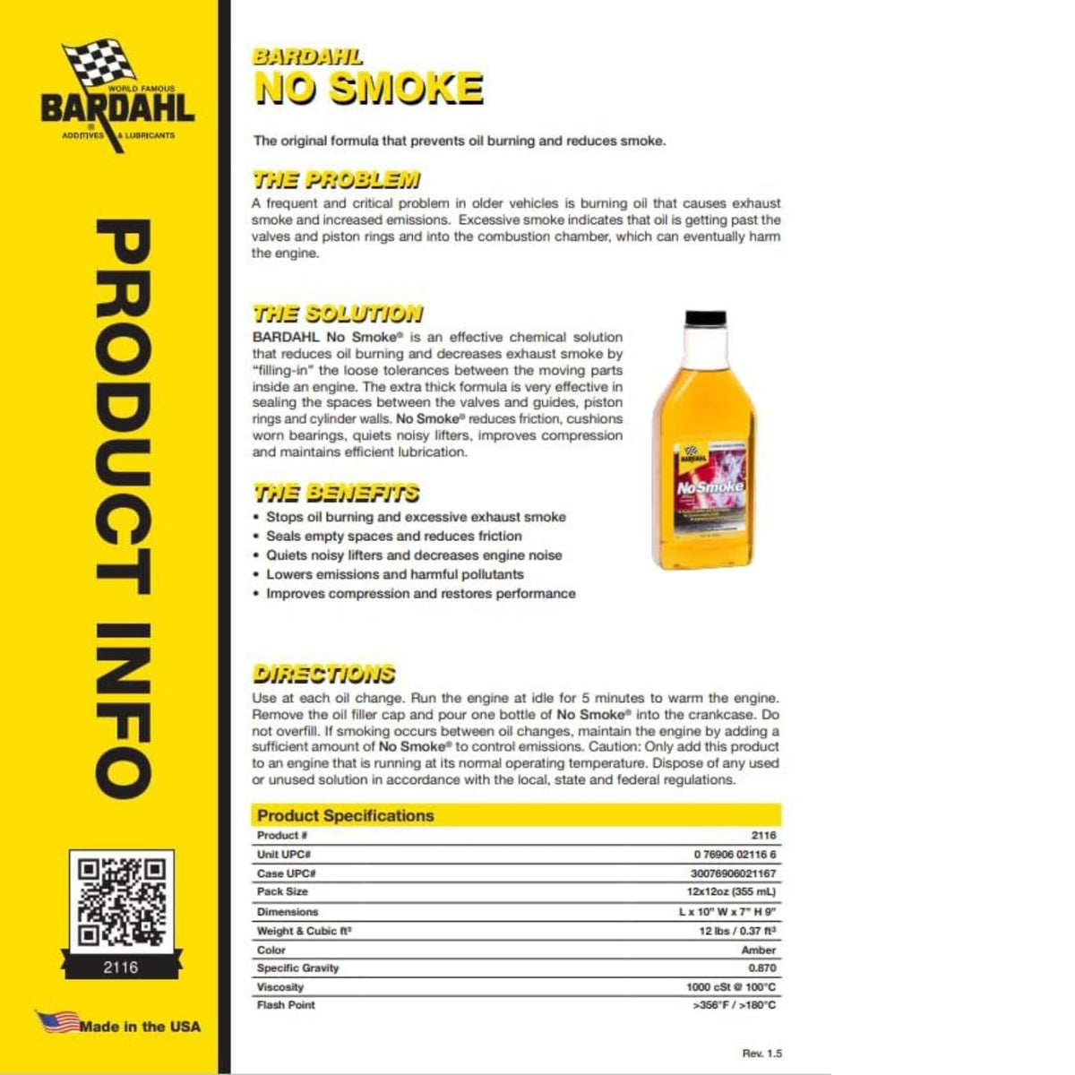 Motor Oil Additive 16 oz D345790