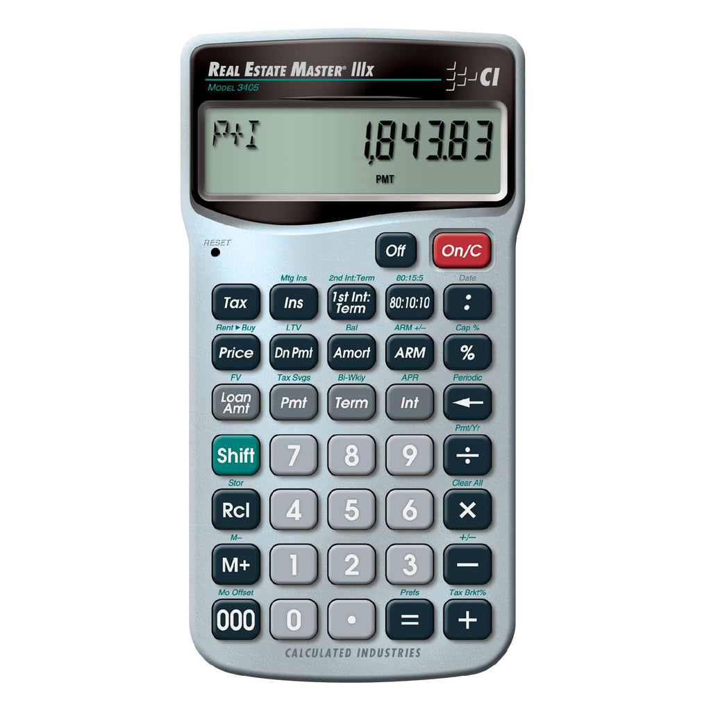 Real Estate Finance Calculator D250191
