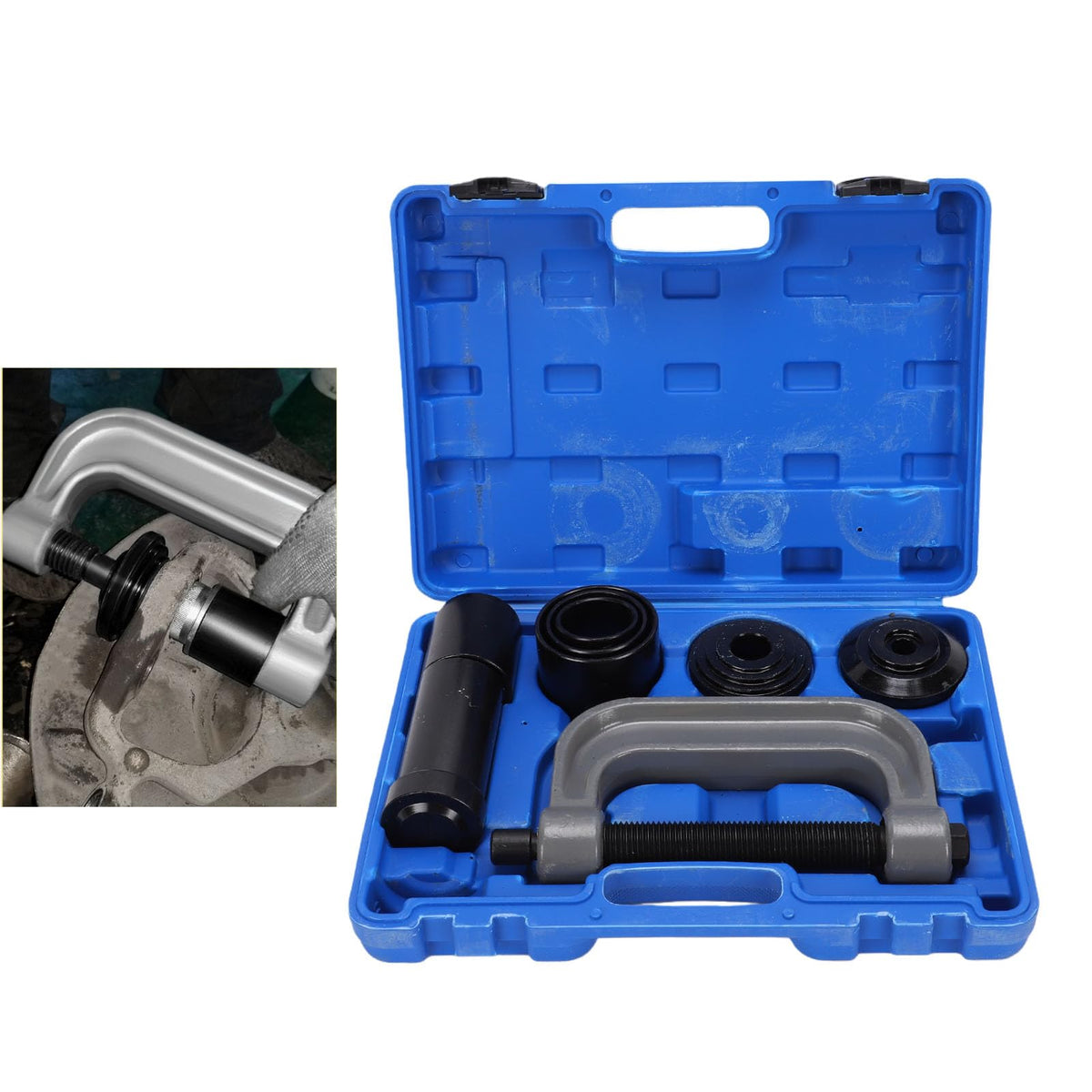 Ball Joint Press Kit U Joint Removal Tool with 4WD Adapter and Portable Case S94306