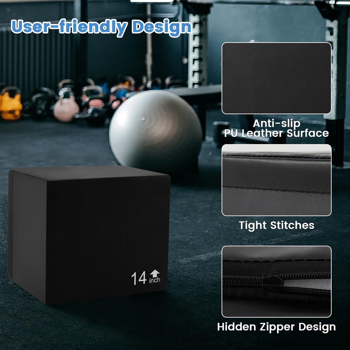 3 in 1 Foam Plyometric Jump Box X3326
