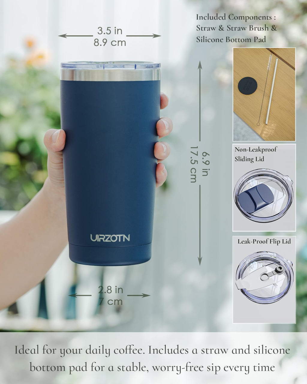 20oz Insulated Travel Tumbler X6684