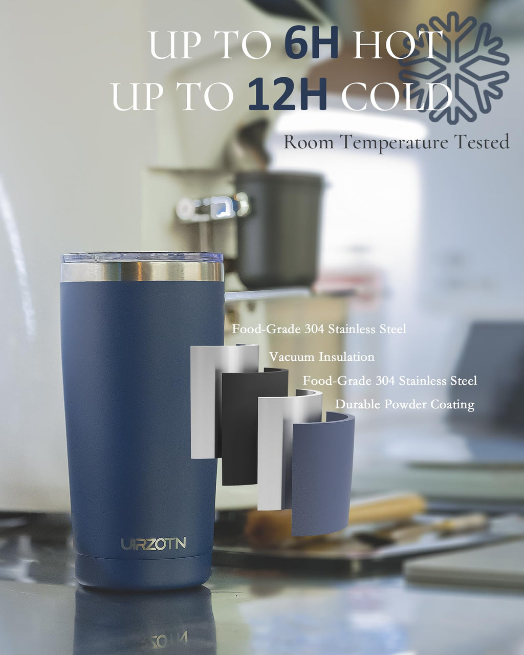 20oz Insulated Travel Tumbler X6684