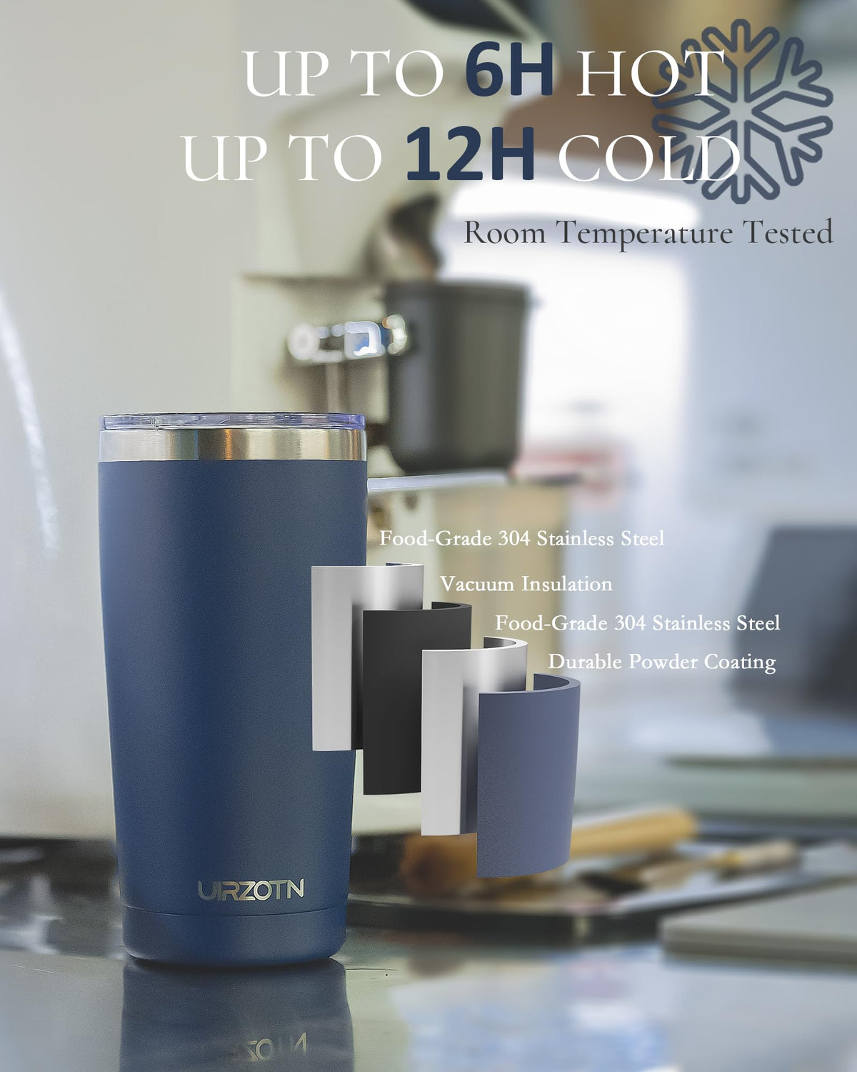 20oz Insulated Travel Tumbler X6684