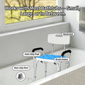 Extra Wide 300 lbs Capacity Shower Chair with Arms & Back H997384