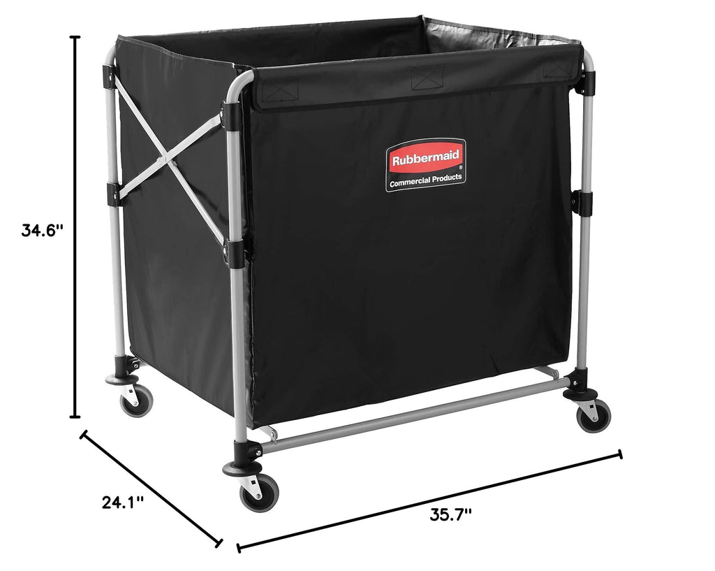 Black Steel Collapsible X Cart E5932