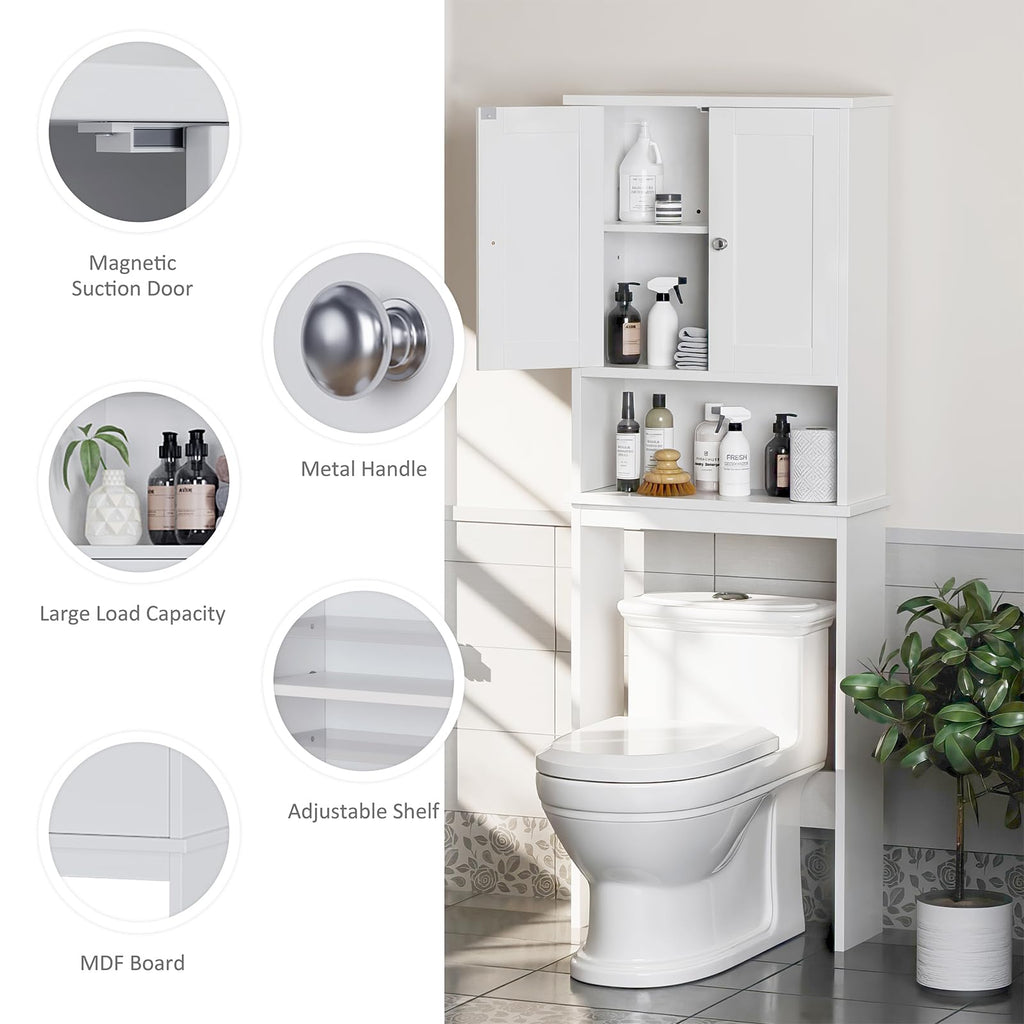 Over the Toilet Storage Cabinet, White O14686