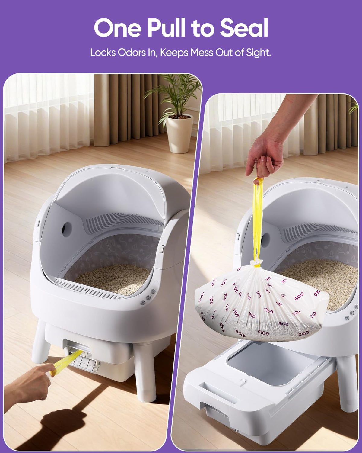 180 Count Automatic Cat Litter Bags T985