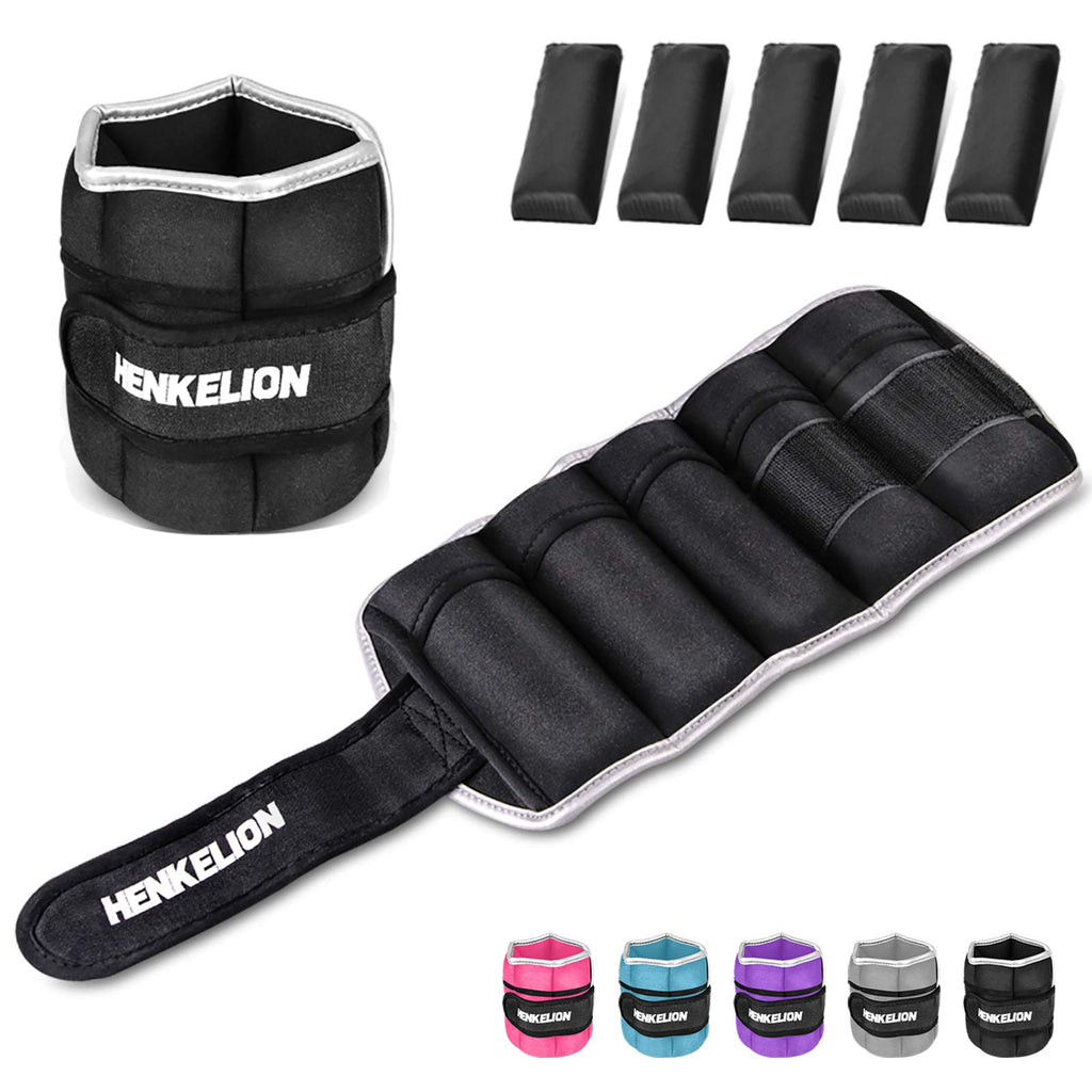 1 Pair 5Lbs Adjustable Ankle Weights Q886580