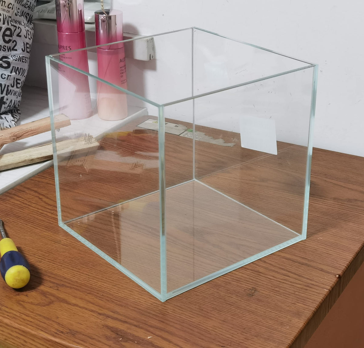 Small Nano Tall Rimless Glass Fish Tank 2 Gallon D49667