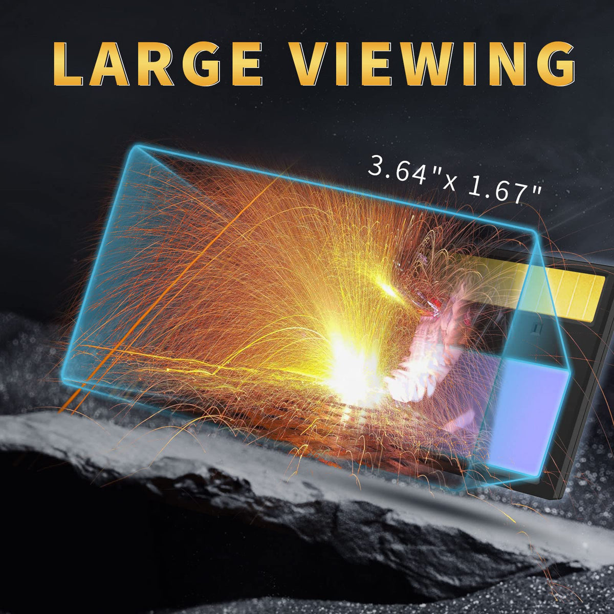 Auto Darkening Welding Lens Solar True Color E619
