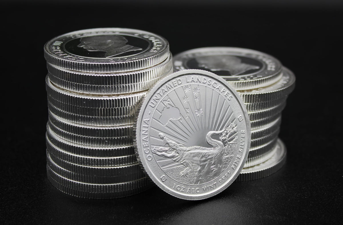 1 oz Silver Crocodile Q1240