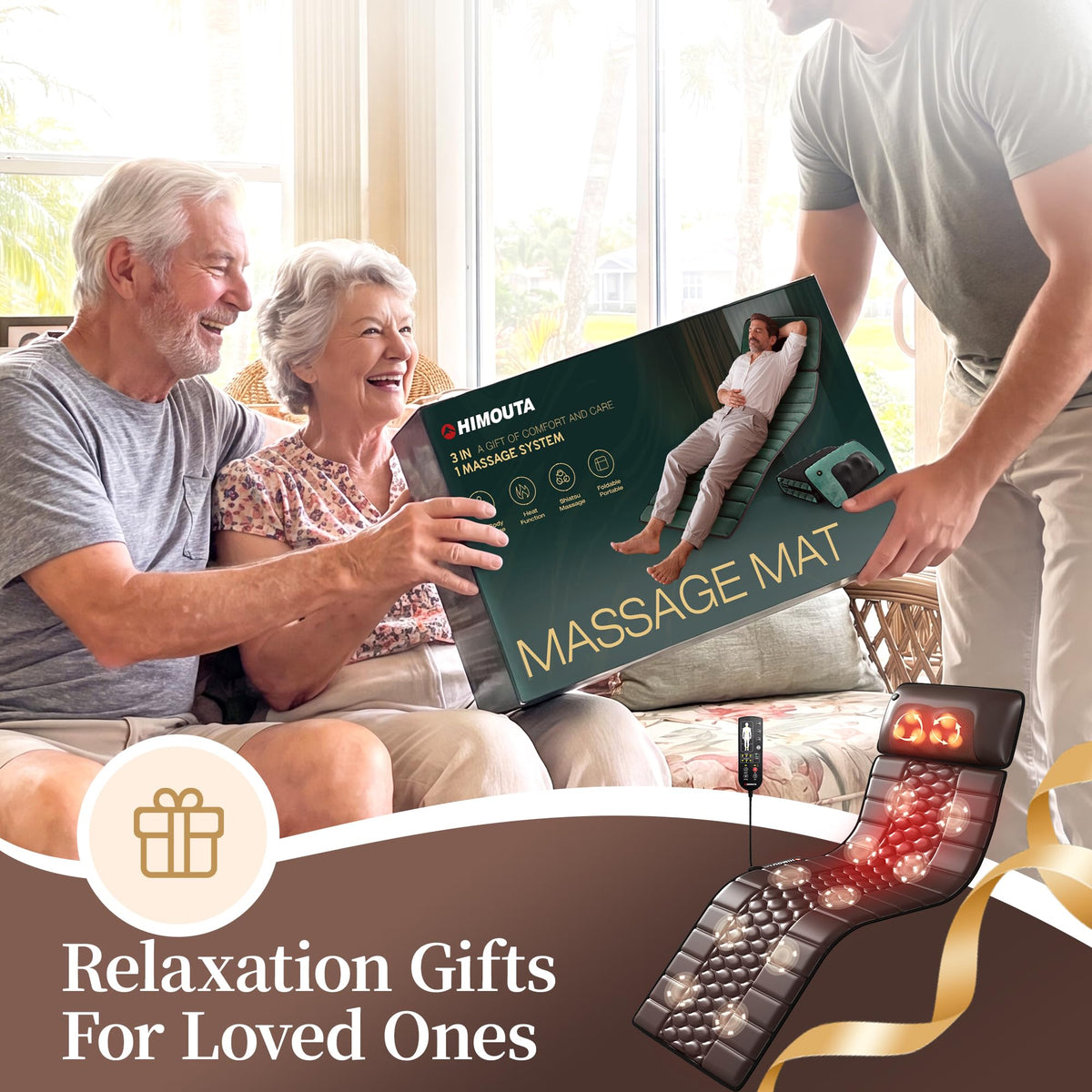 Full Body Massage Mat with Heat Q885