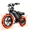 1000W 48V 16Ah Fat Tire Electric Bike V770213