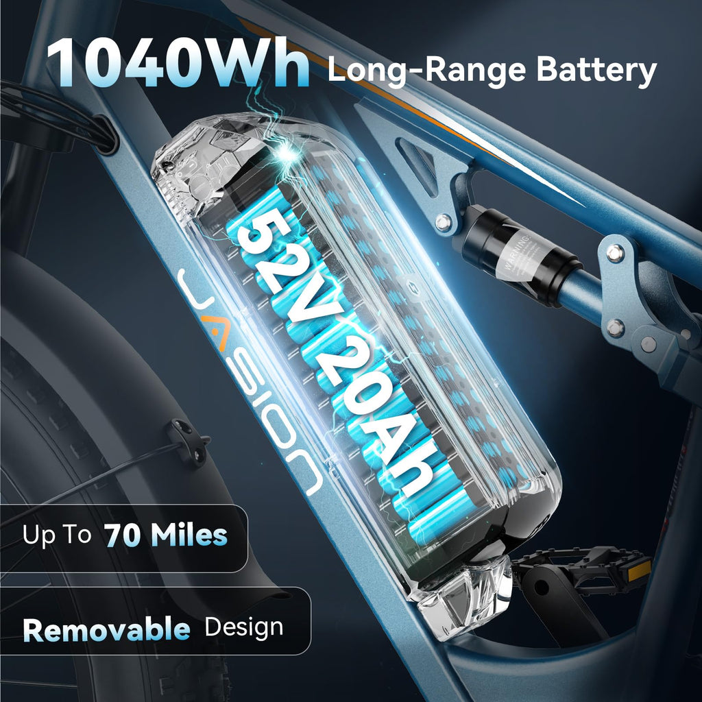 Electric Bike 2500W Peak Motor 1040Wh Battery J57056