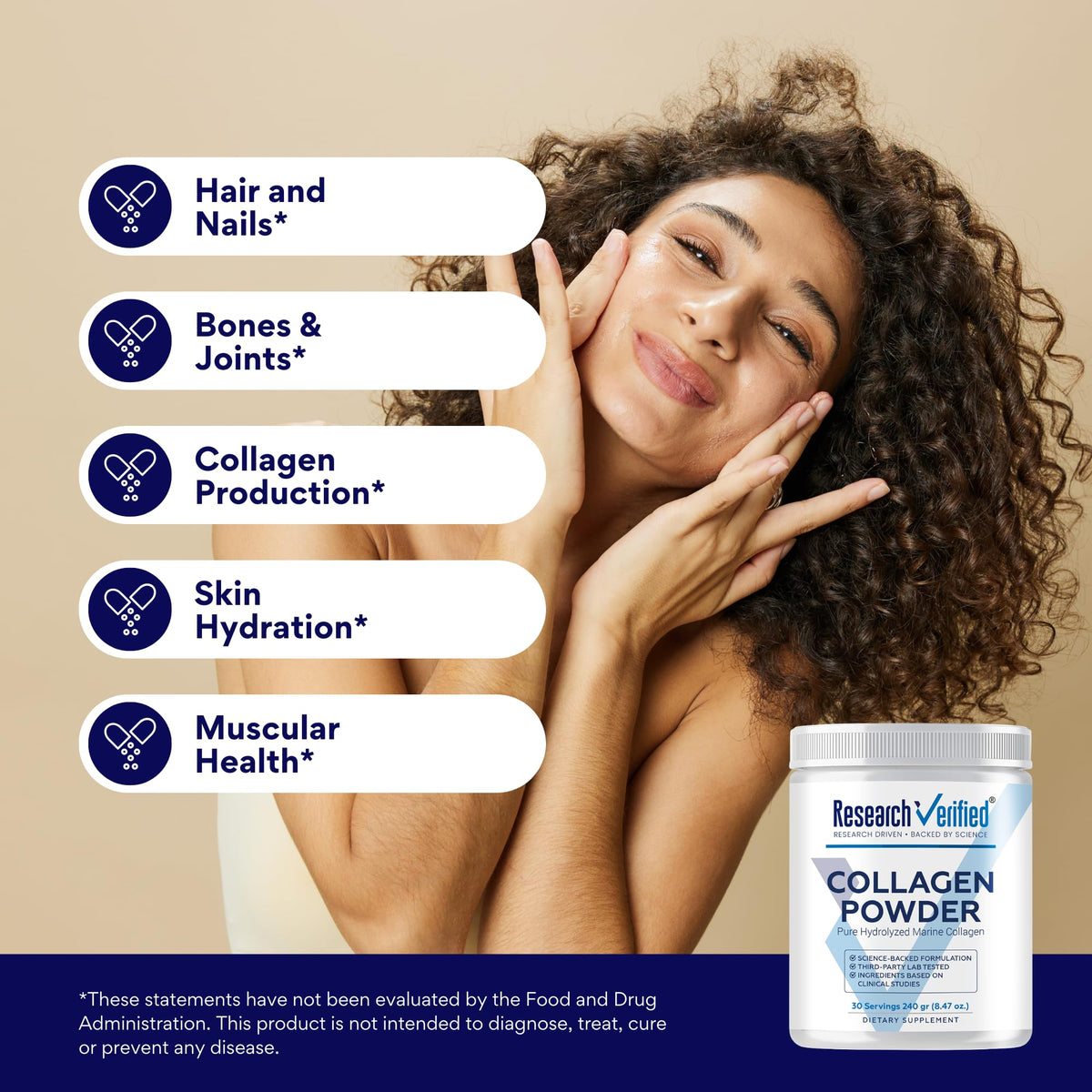 Hydrolyzed Marine Collagen Powder Unflavored K192365
