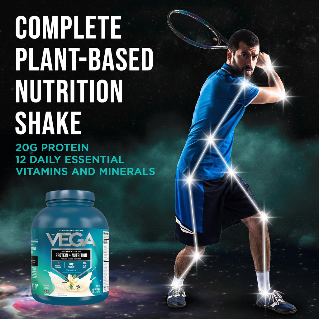 Plant Based Vegan Protein Powder Vanilla 2.3lbs Q509