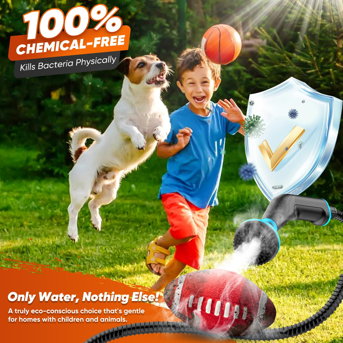 Handheld Pressurized Steam Cleaner N603