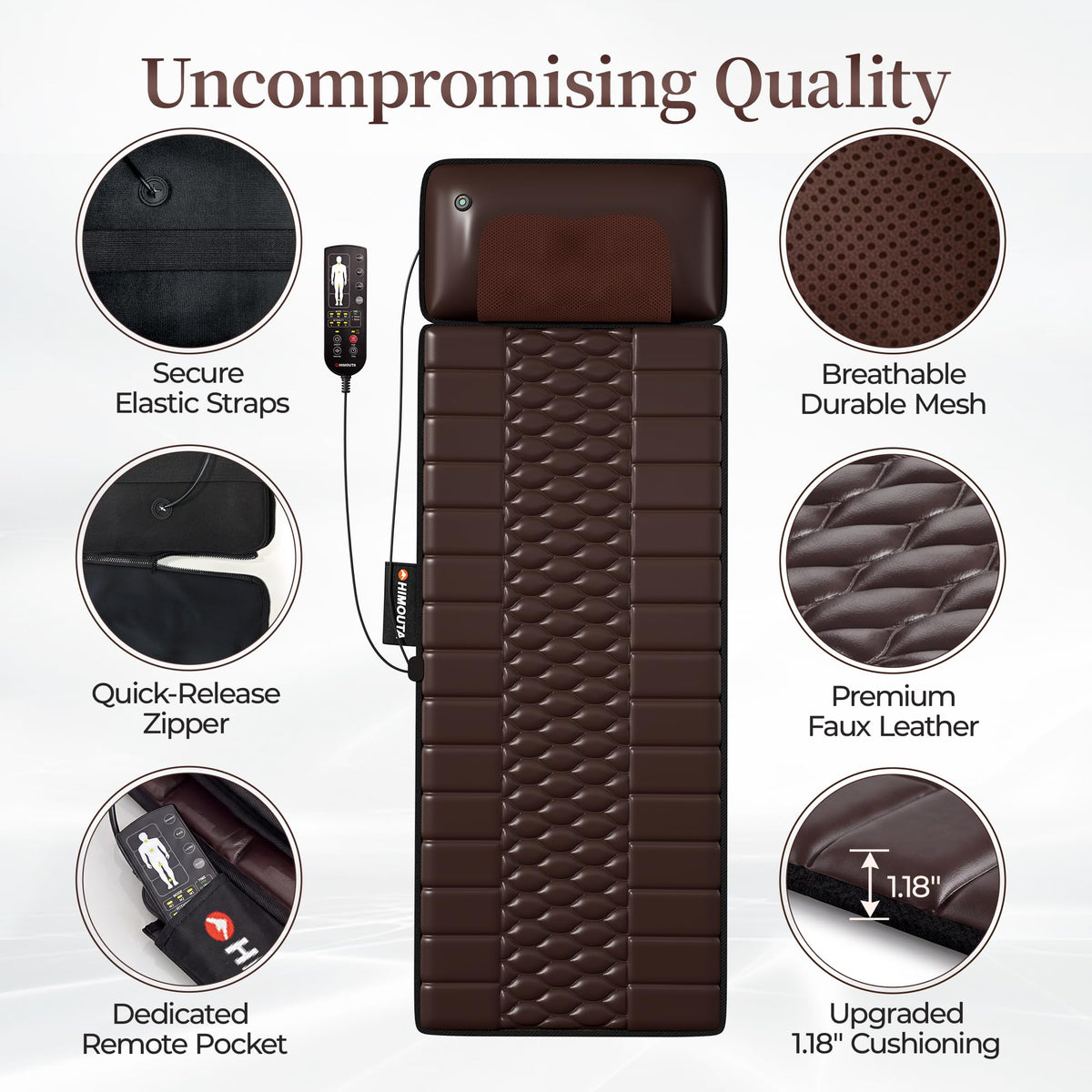 Full Body Massage Mat with Heat Q885