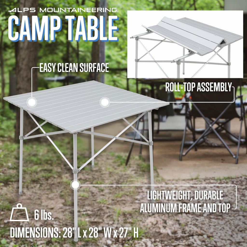 Aluminum Roll-Top Camp Table R872823