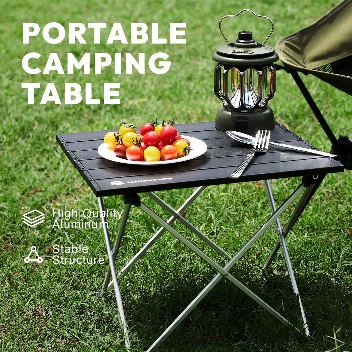 Ultralight Aluminum Folding Camping Side Table E380