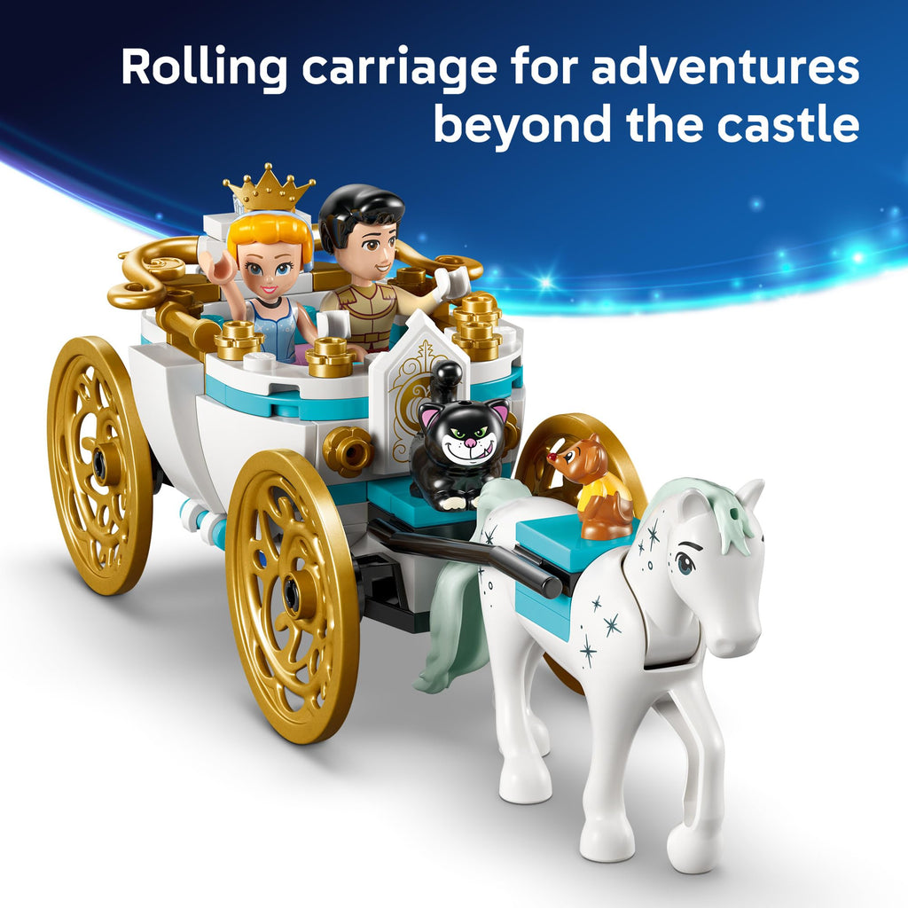 Disney Princess Castle Building Toy with 2 Minidolls W43521