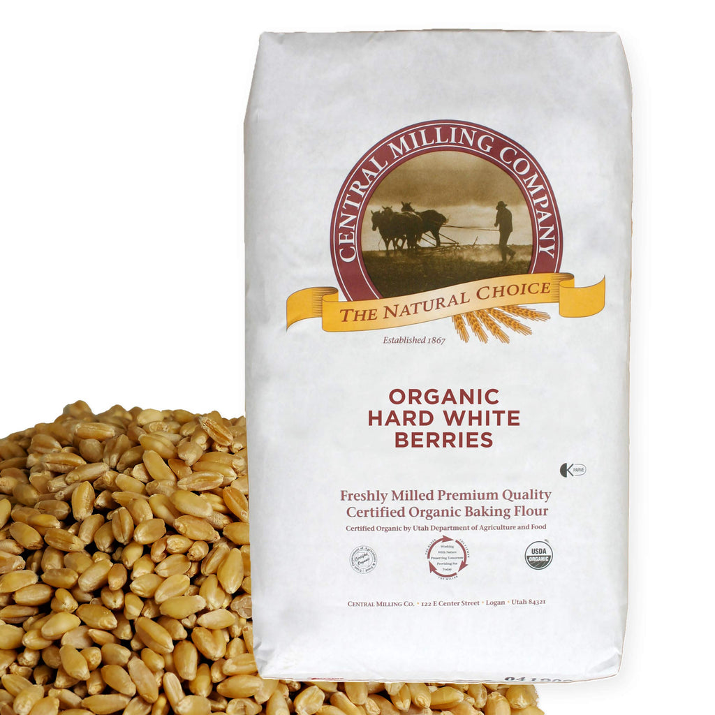 Organic Hard White Wheat Berries 25 lbs G42727