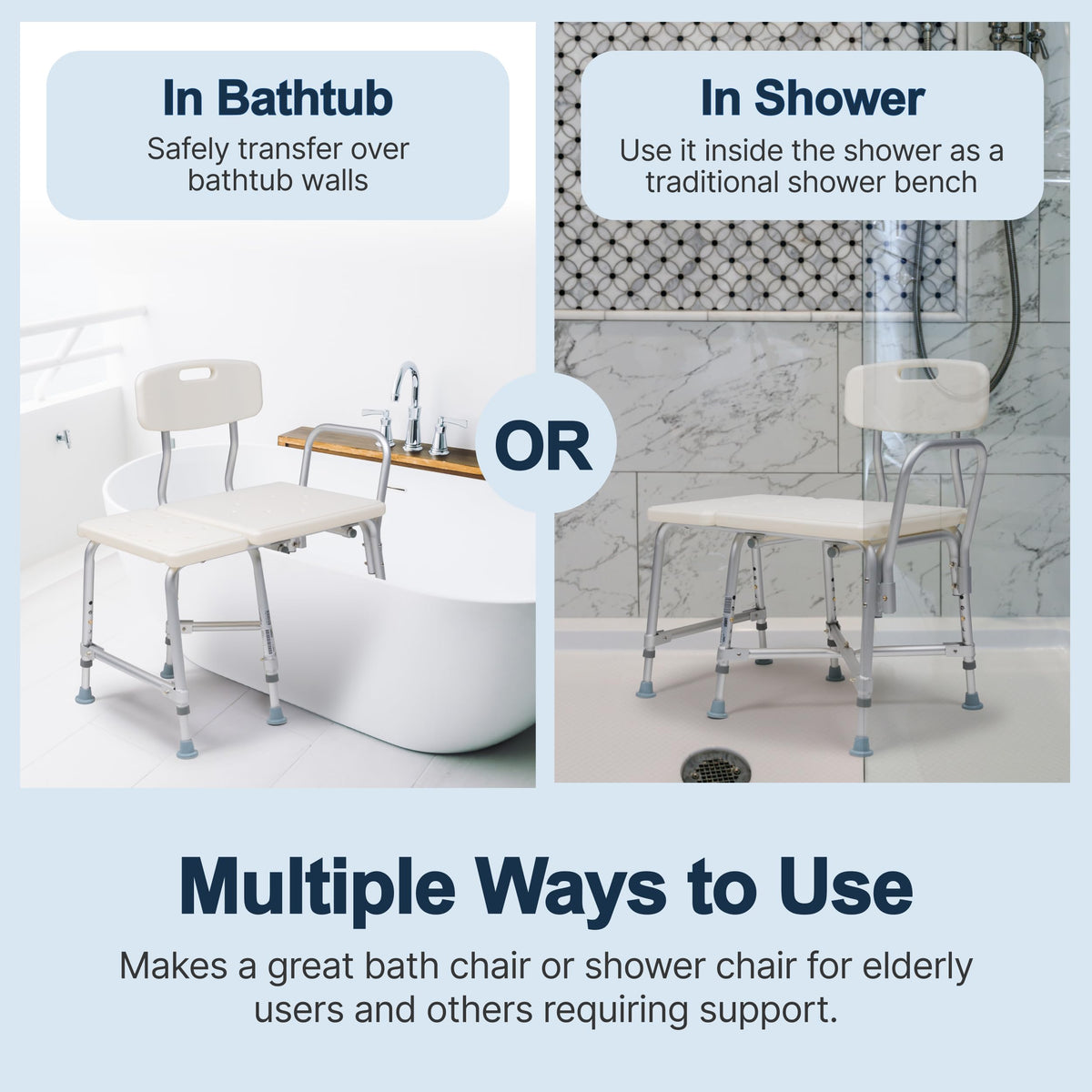 Heavy-Duty Bariatric Tub Transfer Bench R806