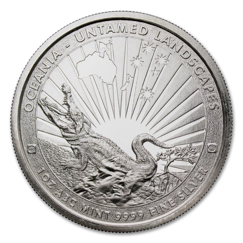 1 oz Silver Crocodile Q1240