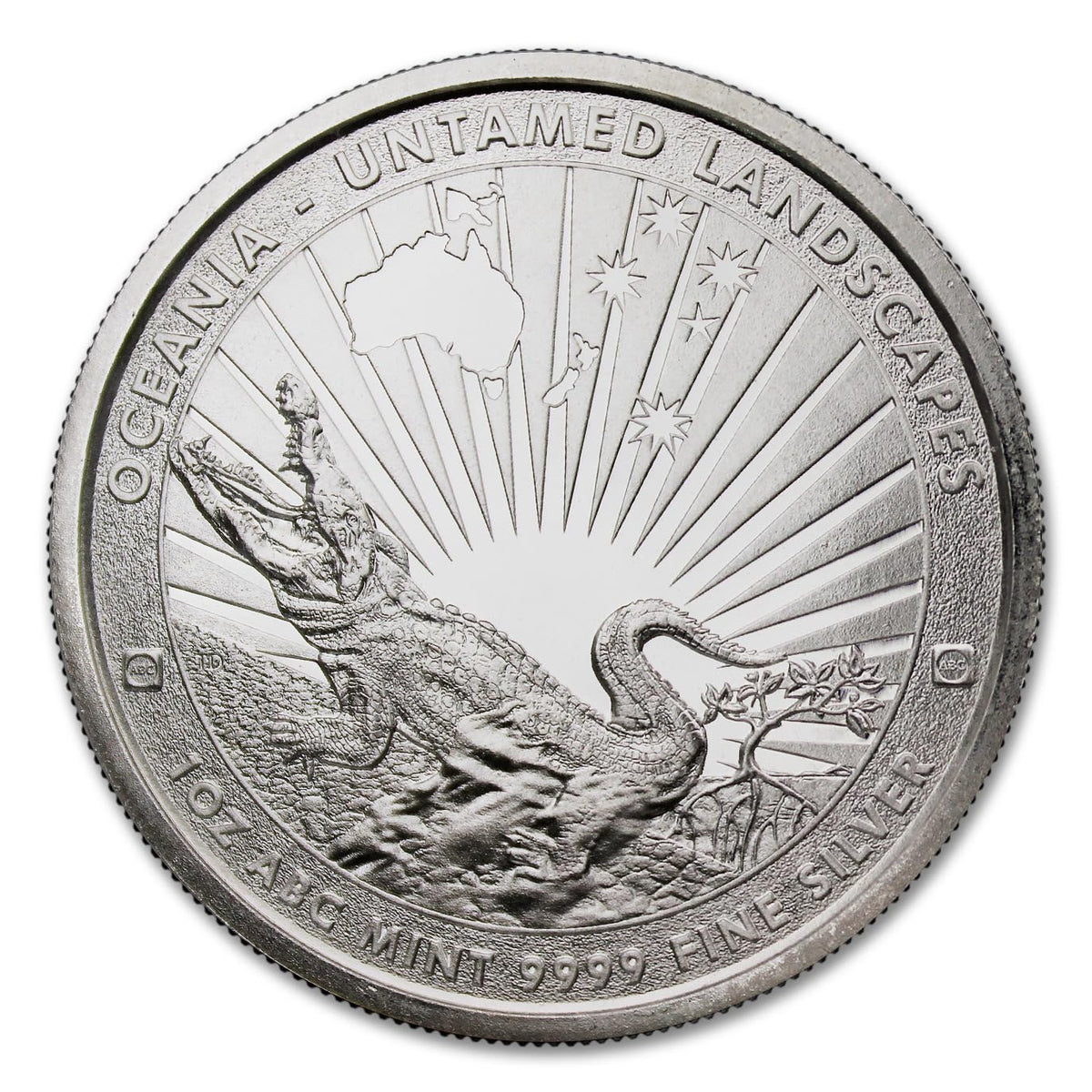 1 oz Silver Crocodile Q1240
