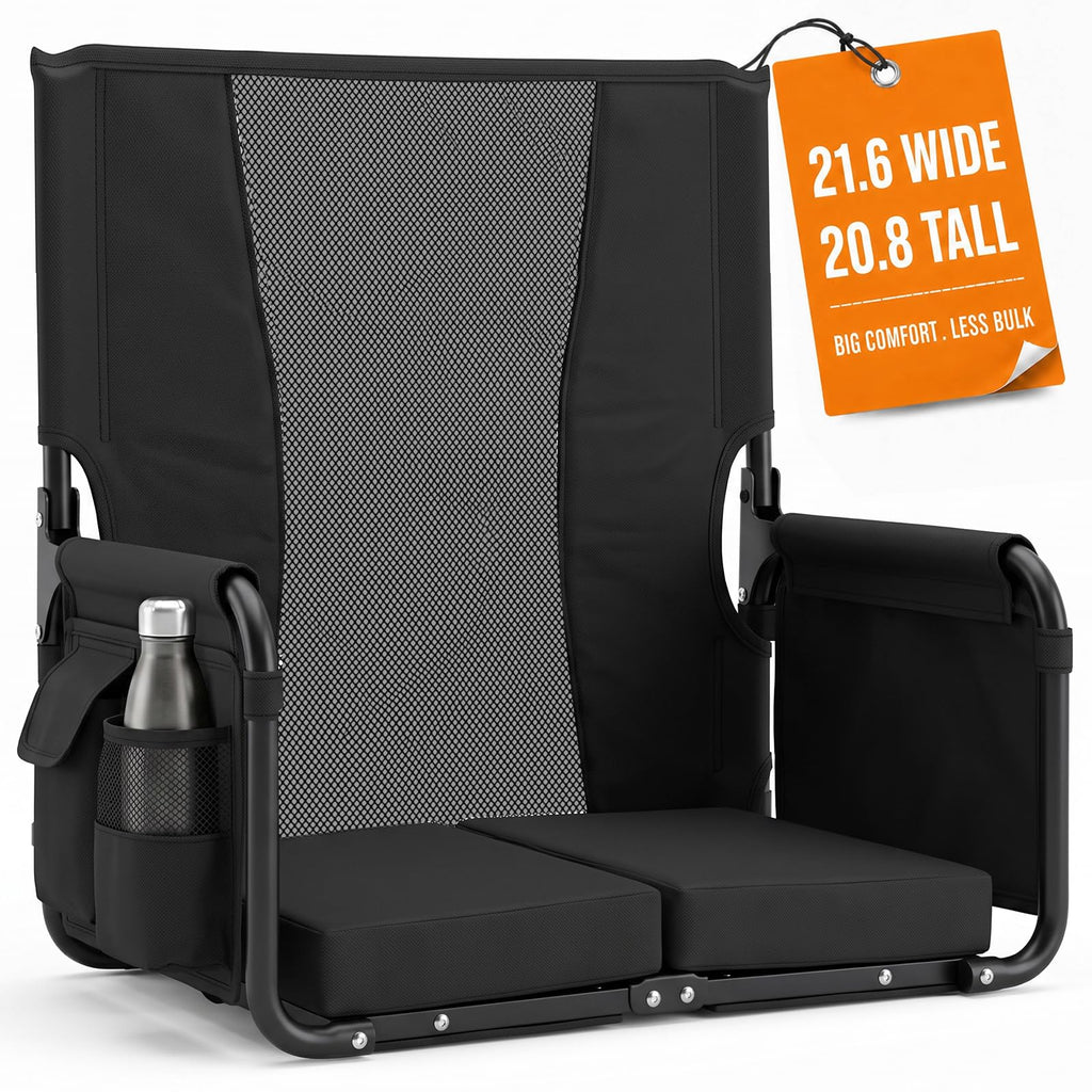 Stadium Seats with Back Support, Armrests & Cushion J3004
