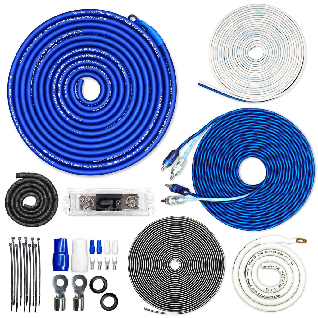 4 Gauge OFC Amp Wiring Install Kit C2992