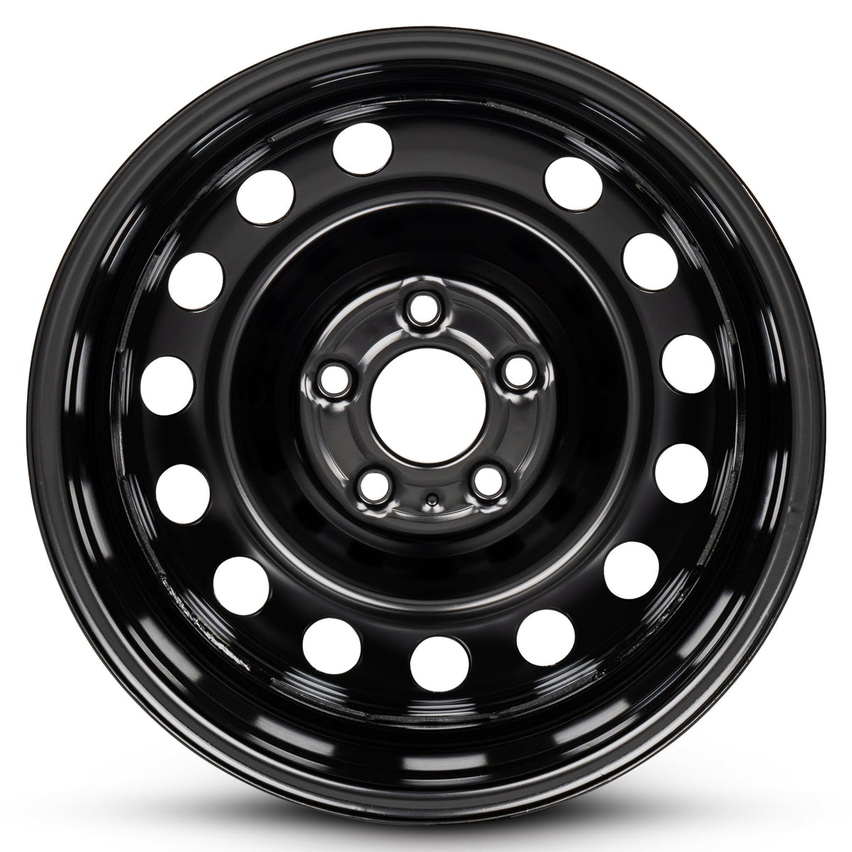 16 Inch Black Painted Steel Rim N410182