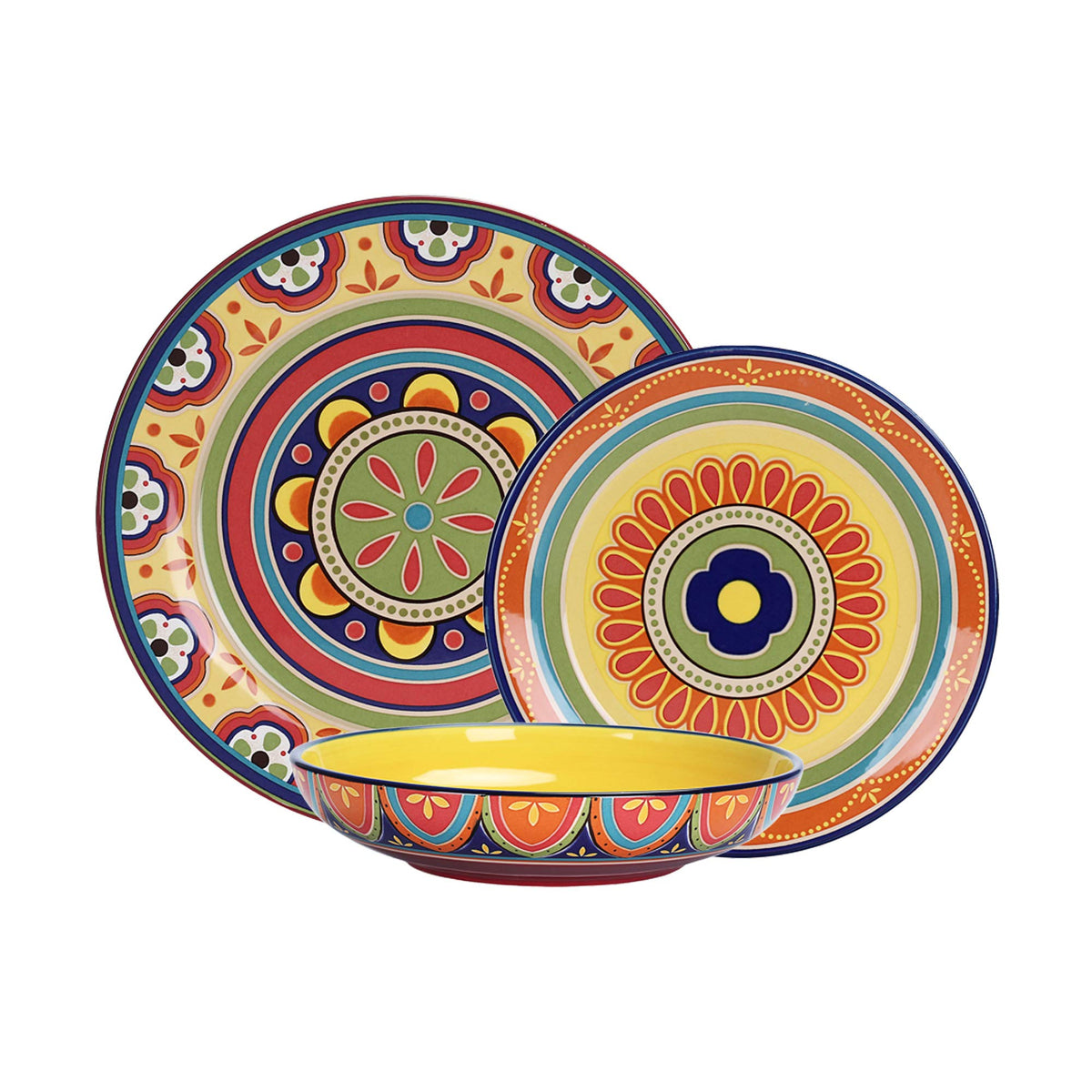 Ceramic 12 pcs Dinnerware Set, Service for 4 I7563
