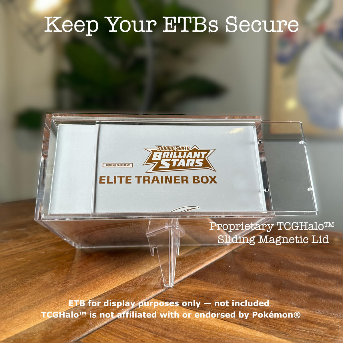 3 Pack Clear Acrylic ETB Display Case B38621