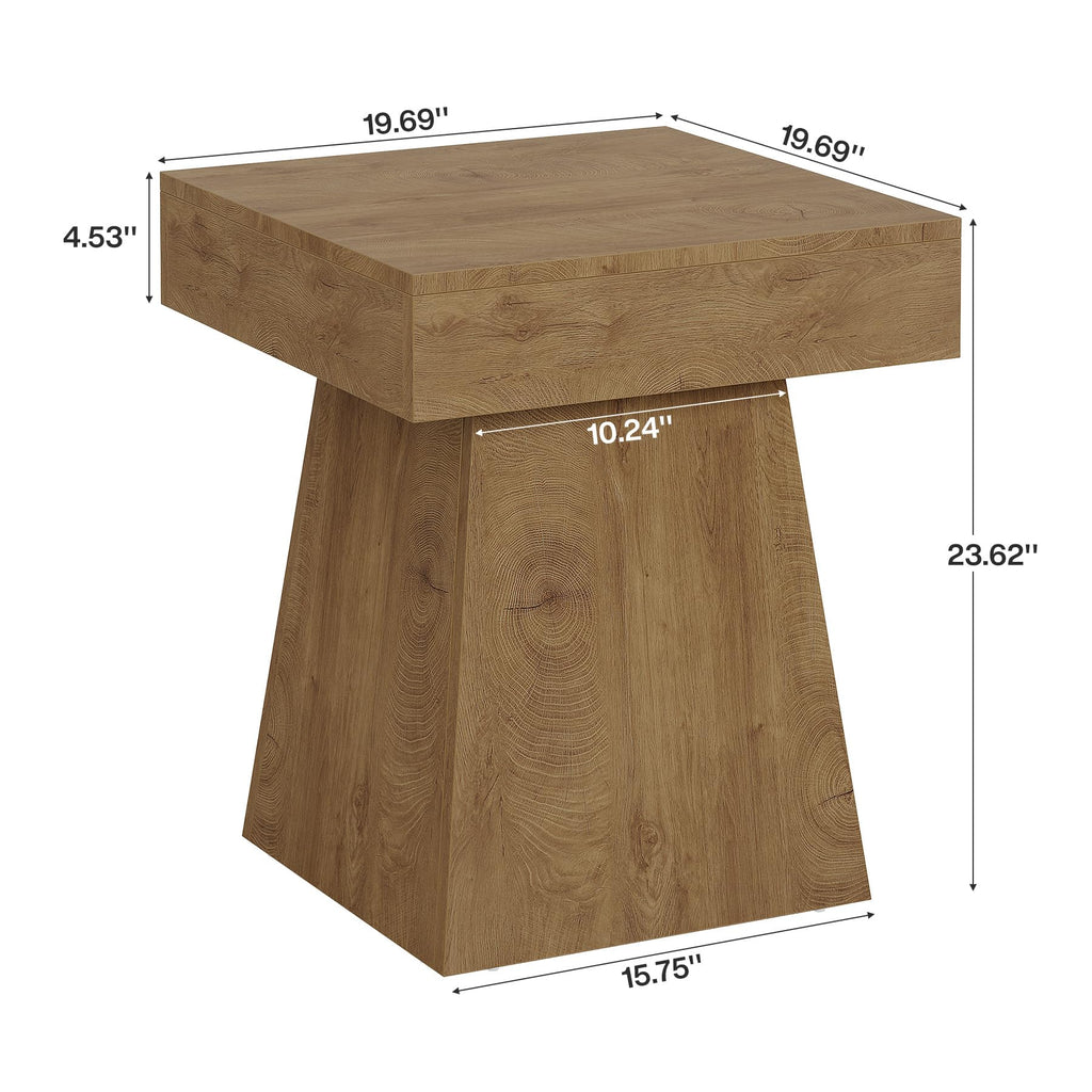 Small End Table Set of 2 Light Brown P97775