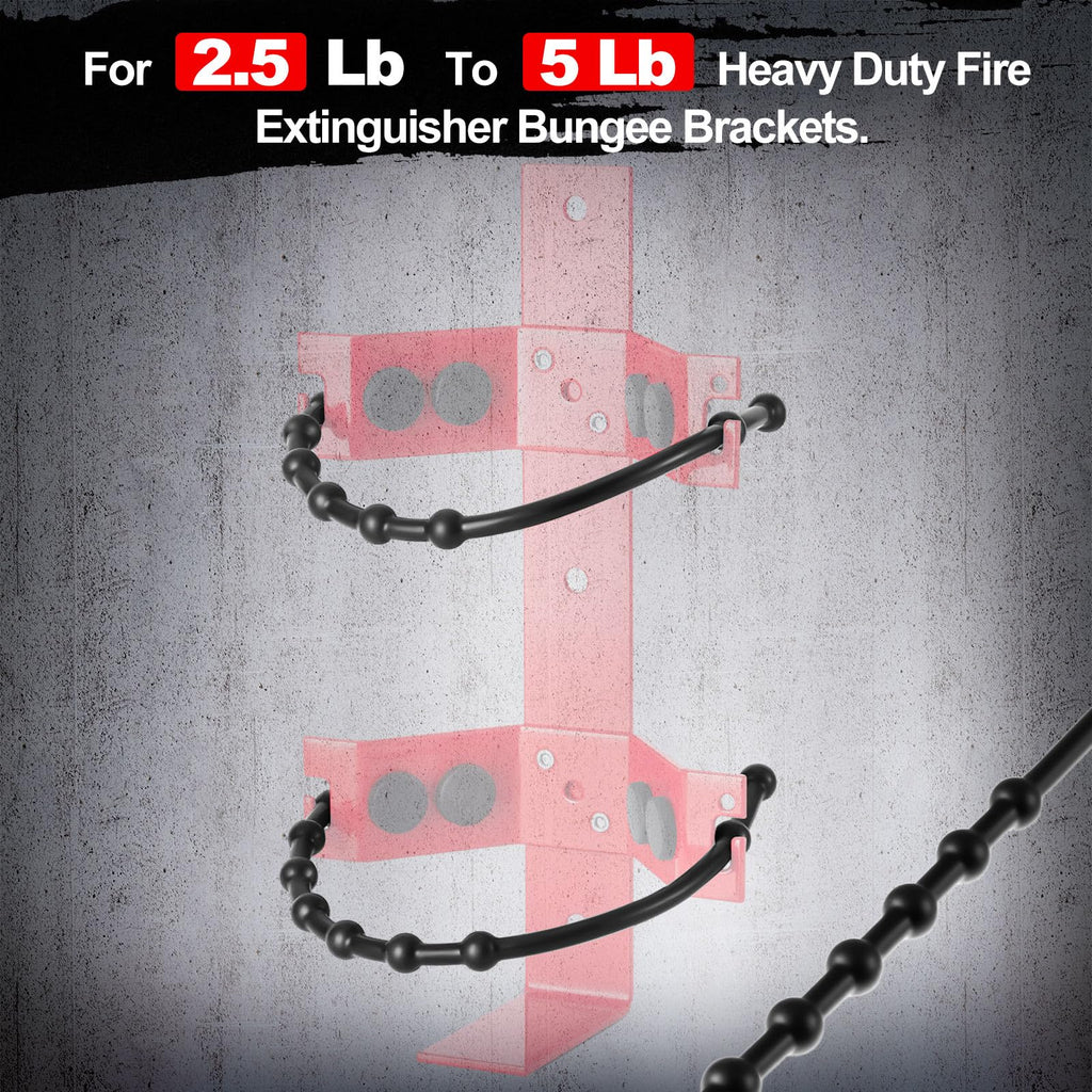 4 Pcs 2.5 Lbs and 5 Lbs Fire Extinguisher Replacement Straps C425